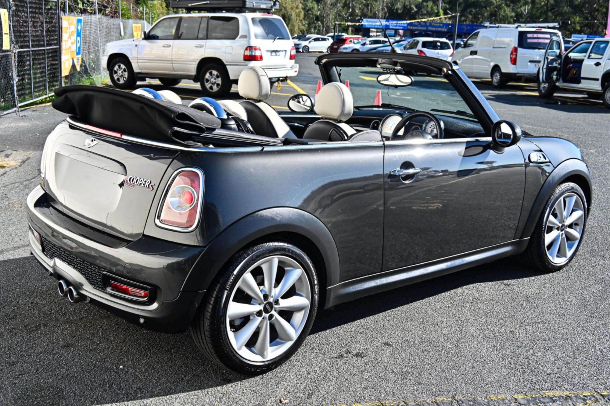 2012 MINI COOPER R57 MY12 S CABRIO 6 SP AUTOMATIC 2D CONVERTIBLE