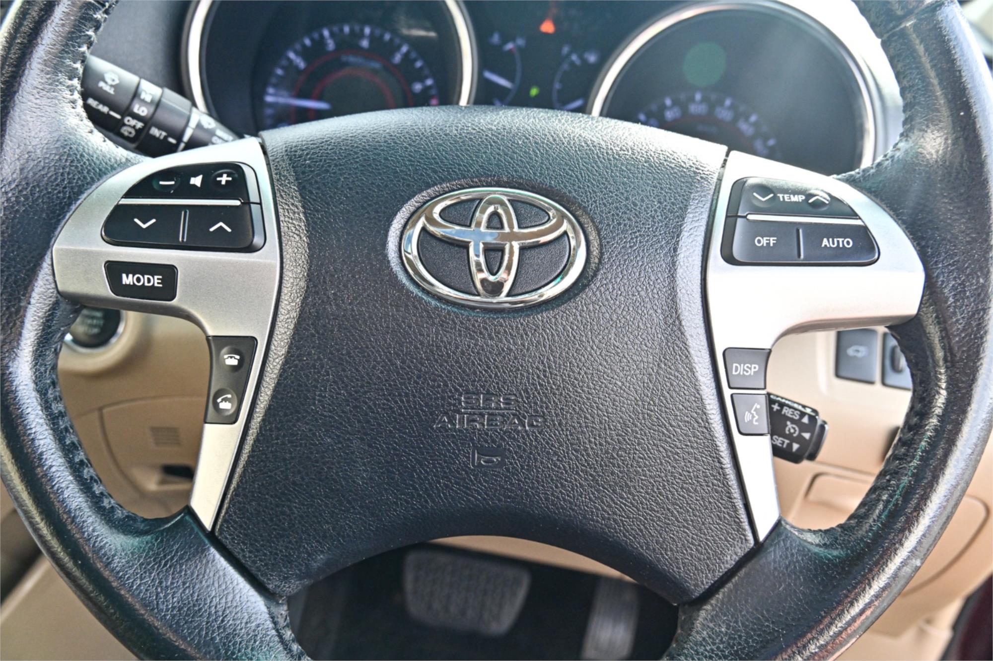 2013 TOYOTA KLUGER GSU45R MY13 UPGRADE GRANDE (4x4) 5 SP AUTOMATIC 4D WAGON