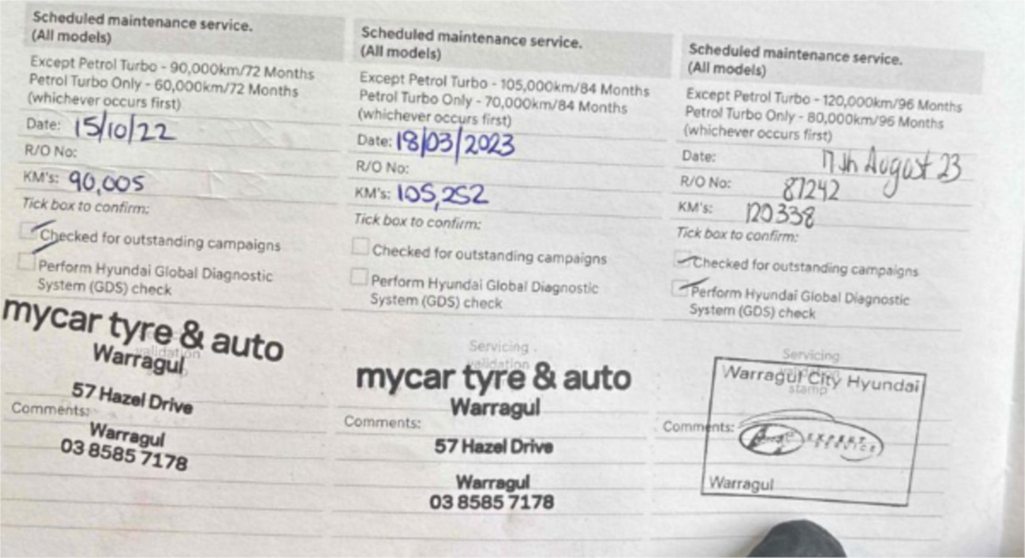 2017 HYUNDAI i30 PD ACTIVE 6 SP AUTO SEQUENTIAL 4D HATCHBACK