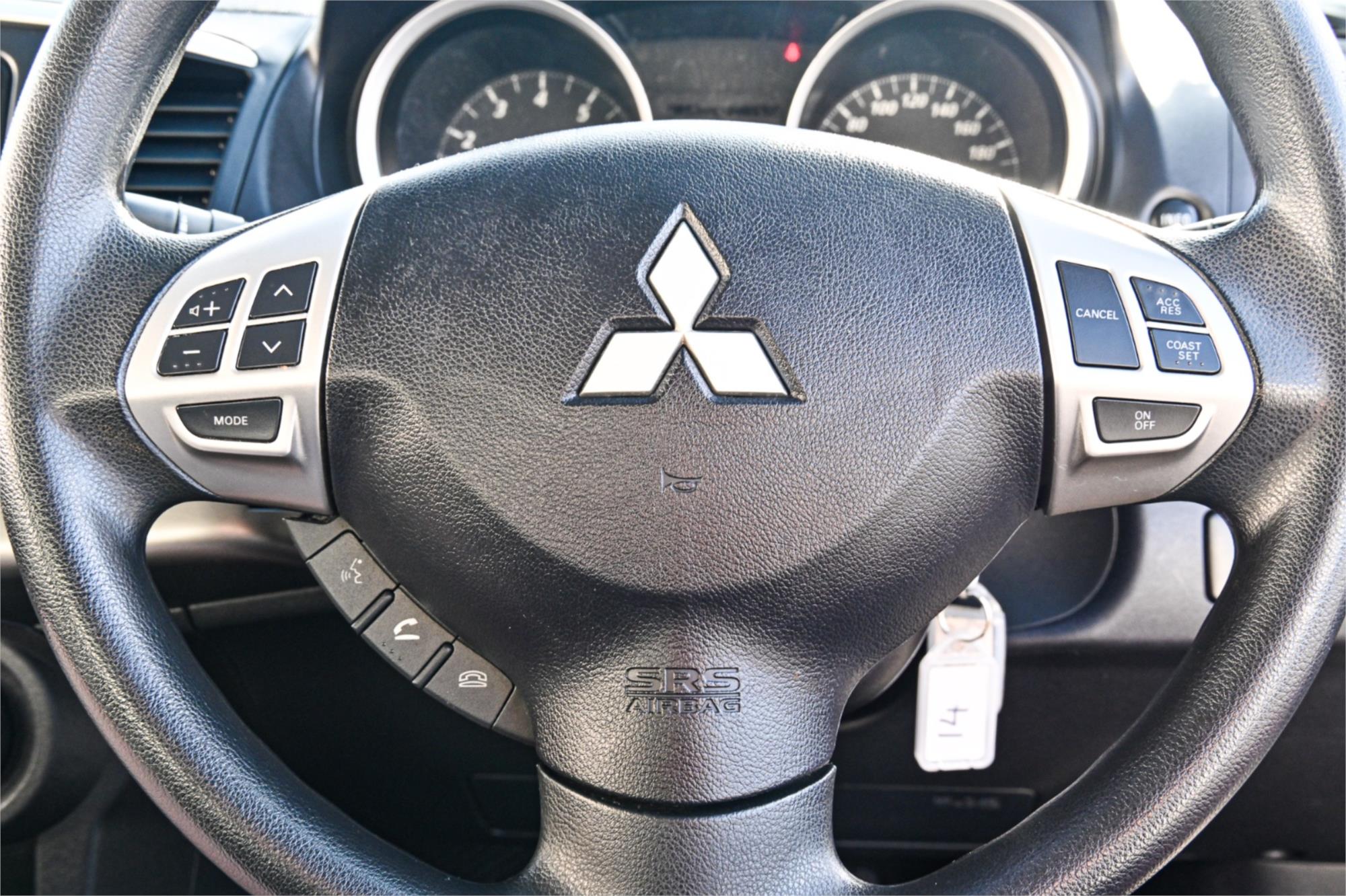 2014 MITSUBISHI LANCER CJ MY14 ES CVT AUTO 6 SP SEQUENTIAL 4D SEDAN