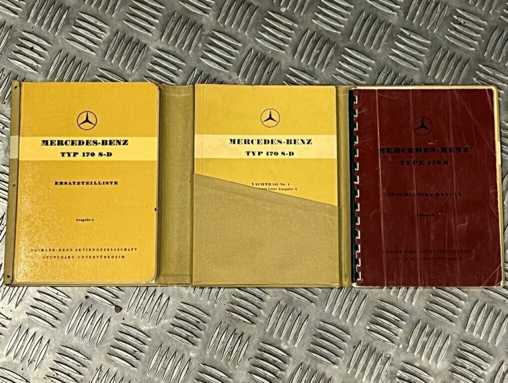 1955 MERCEDES-BENZ 170 W136 S-D 4 SP MANUAL 2D UTILITY