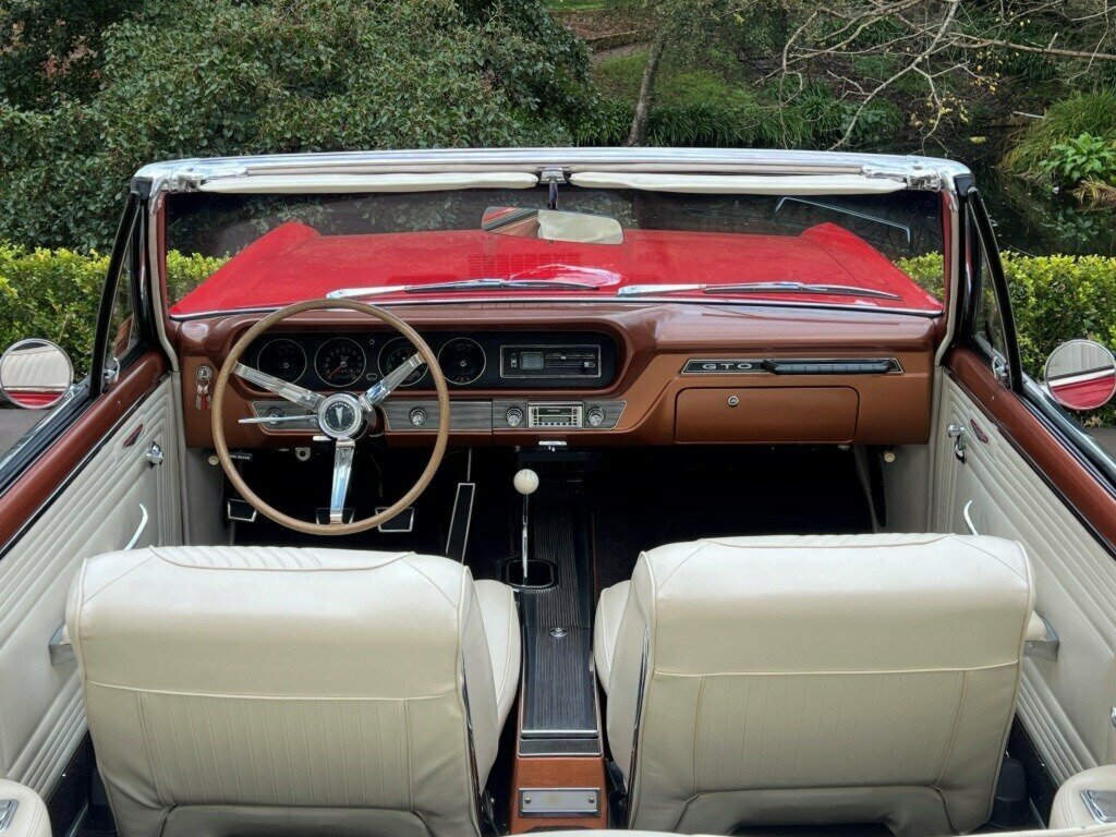 1965 PONTIAC LEMANS GTO 4 SP MANUAL 2D CONVERTIBLE
