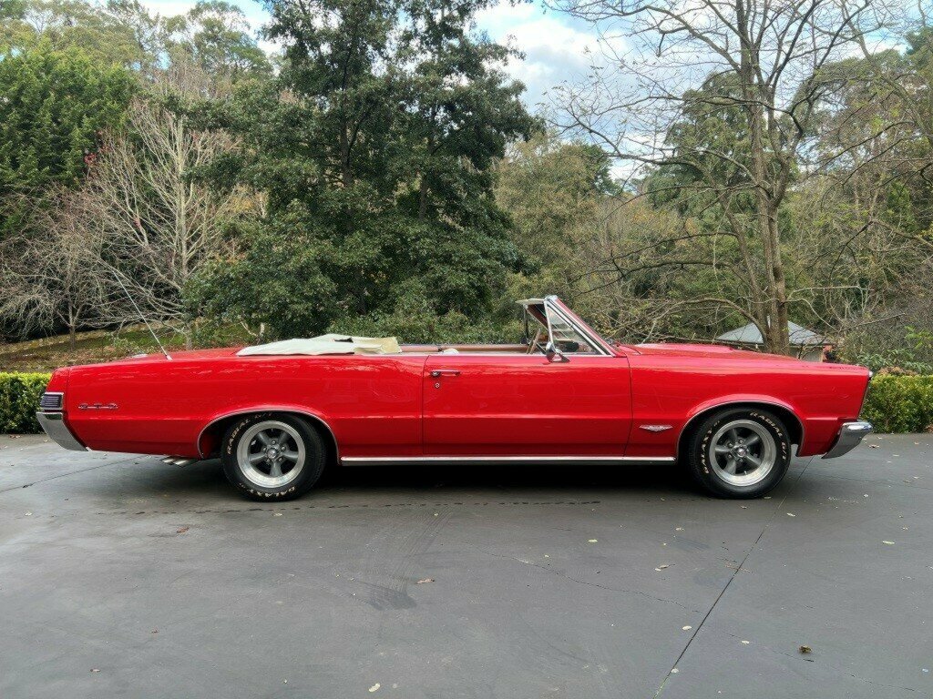 1965 PONTIAC LEMANS GTO 4 SP MANUAL 2D CONVERTIBLE
