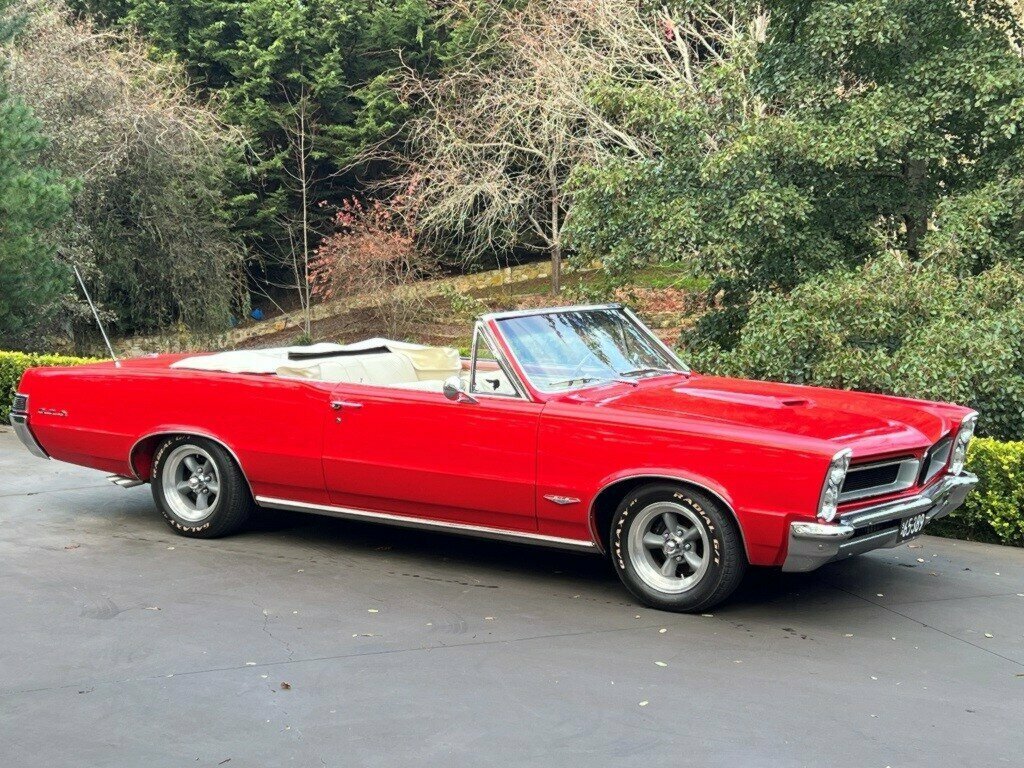 1965 PONTIAC LEMANS GTO 4 SP MANUAL 2D CONVERTIBLE