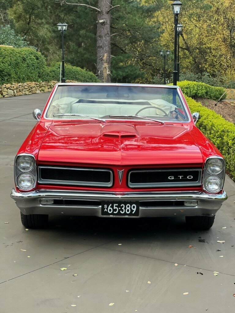 1965 PONTIAC LEMANS GTO 4 SP MANUAL 2D CONVERTIBLE