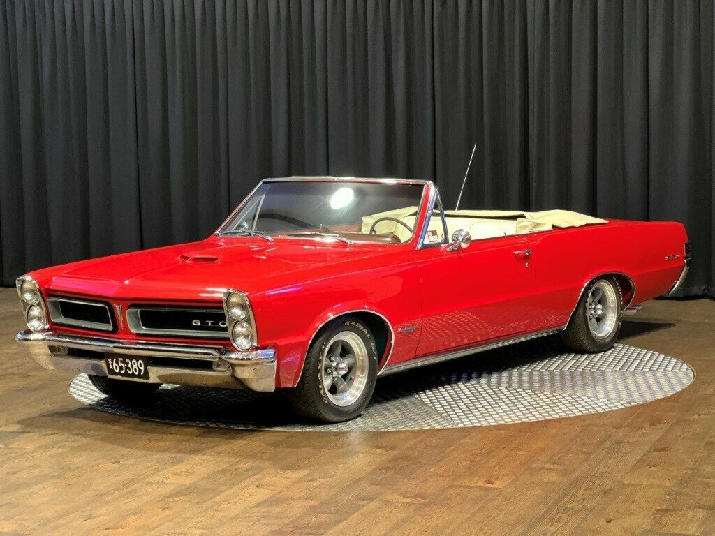 1965 PONTIAC LEMANS GTO 4 SP MANUAL 2D CONVERTIBLE