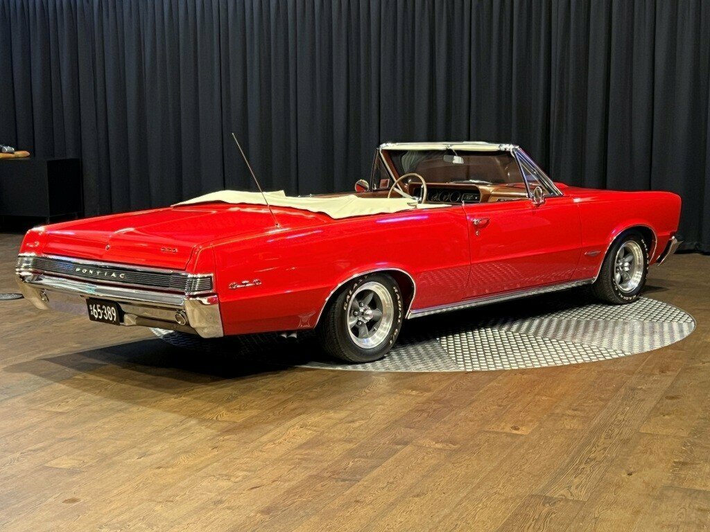 1965 PONTIAC LEMANS GTO 4 SP MANUAL 2D CONVERTIBLE