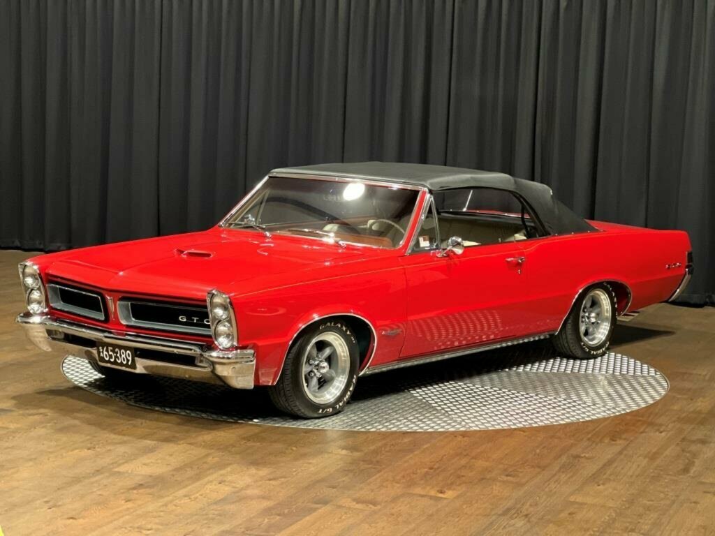 1965 PONTIAC LEMANS GTO 4 SP MANUAL 2D CONVERTIBLE