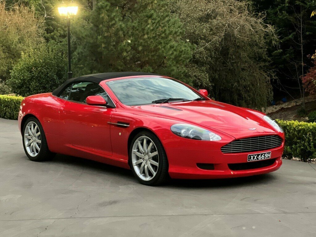 2005 ASTON MARTIN DB9 VOLANTE 6 SP AUTO TOUCHTRONIC 2D CONVERTIBLE