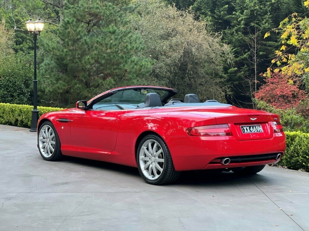 2005 ASTON MARTIN DB9 VOLANTE 6 SP AUTO TOUCHTRONIC 2D CONVERTIBLE
