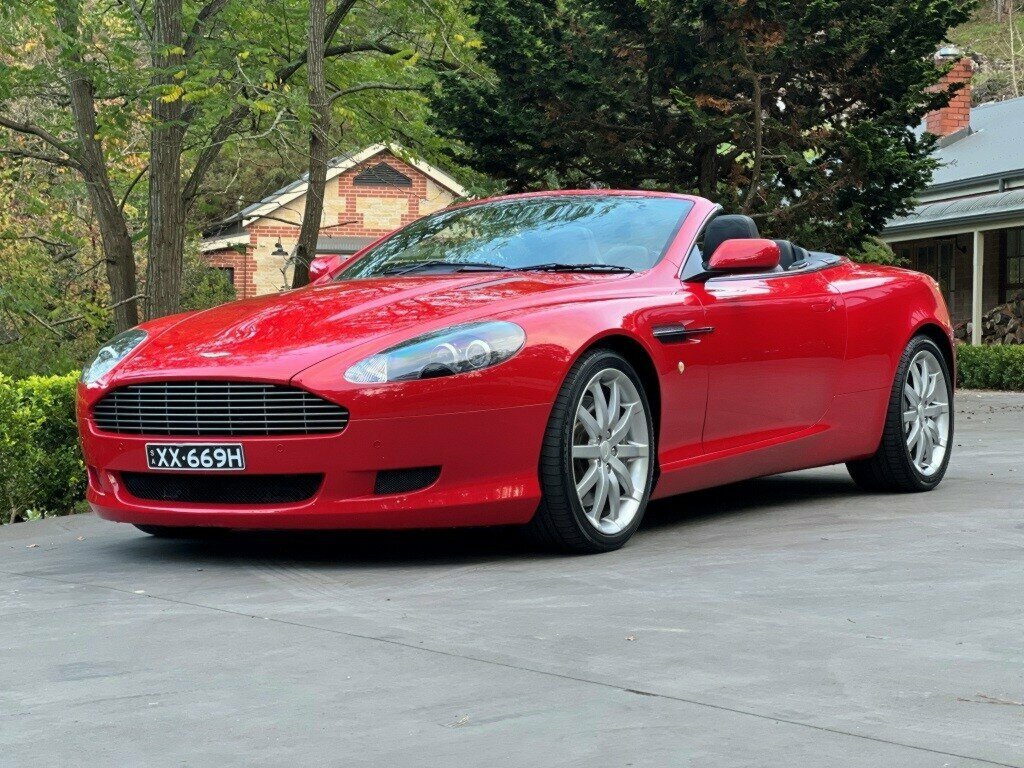 2005 ASTON MARTIN DB9 VOLANTE 6 SP AUTO TOUCHTRONIC 2D CONVERTIBLE