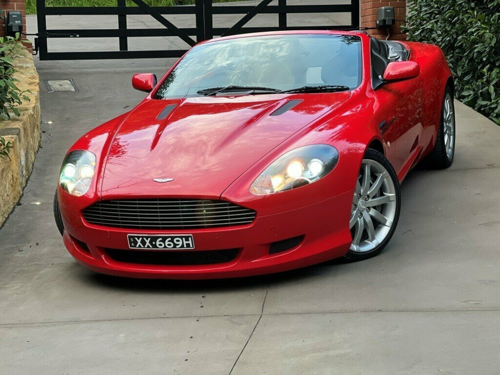 2005 ASTON MARTIN DB9 VOLANTE 6 SP AUTO TOUCHTRONIC 2D CONVERTIBLE