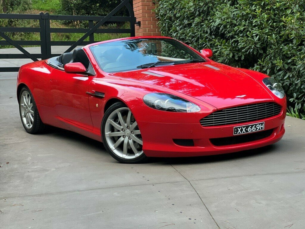 2005 ASTON MARTIN DB9 VOLANTE 6 SP AUTO TOUCHTRONIC 2D CONVERTIBLE