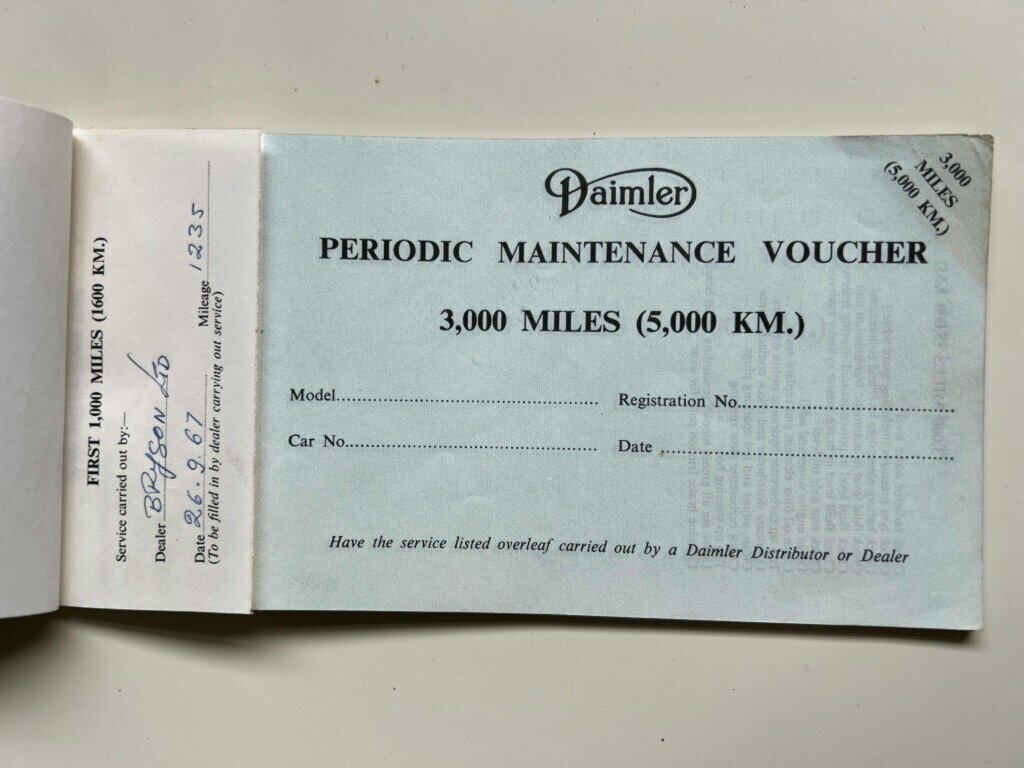 1967 DAIMLER MAJESTIC MAJOR DQ450 3 SP AUTOMATIC 4D SEDAN