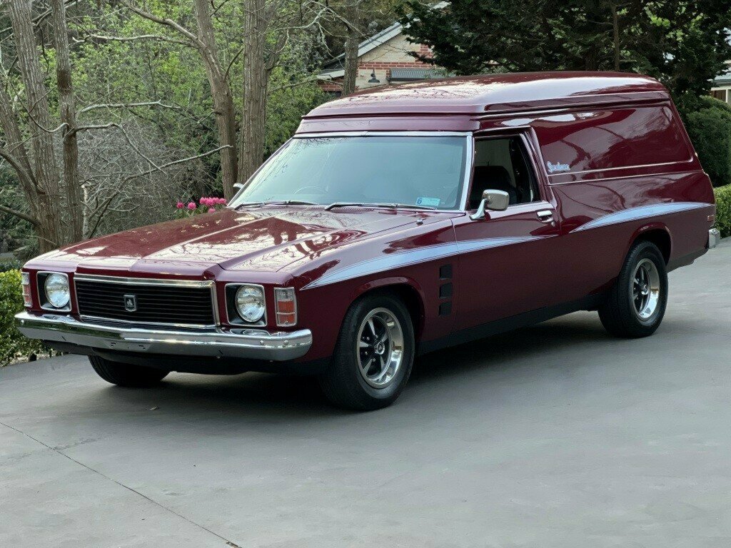1976 HOLDEN SANDMAN HJ 4 SP MANUAL VAN