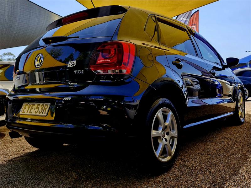 2012 VOLKSWAGEN POLO 6R MY12 66 TDI COMFORTLINE 7 SP AUTO DIRECT SHIFT 5D HATCHBACK