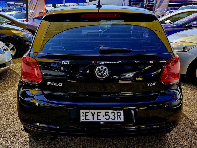 2012 VOLKSWAGEN POLO 6R MY12 66 TDI COMFORTLINE 7 SP AUTO DIRECT SHIFT 5D HATCHBACK
