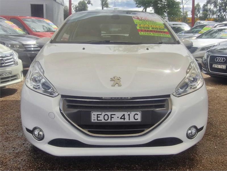 2012 PEUGEOT 208 ALLURE 5 SP MANUAL 5D HATCHBACK