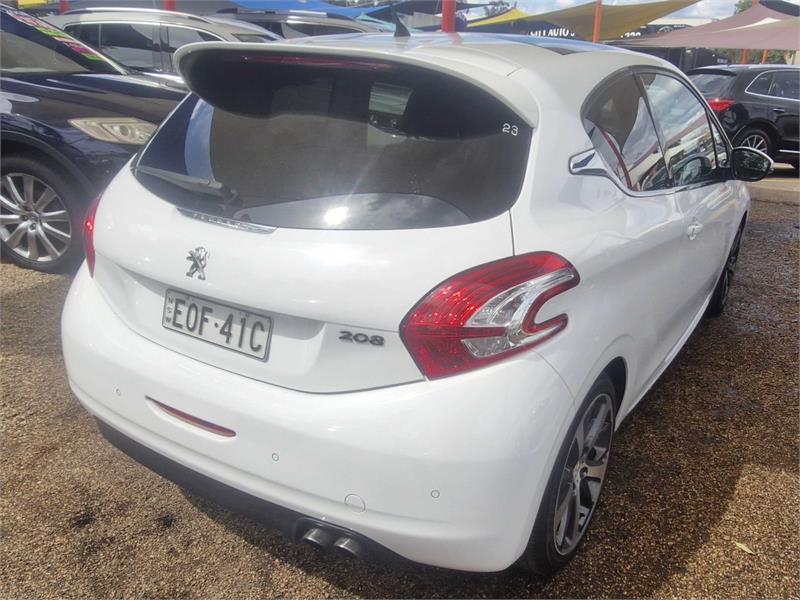 2012 PEUGEOT 208 ALLURE 5 SP MANUAL 5D HATCHBACK