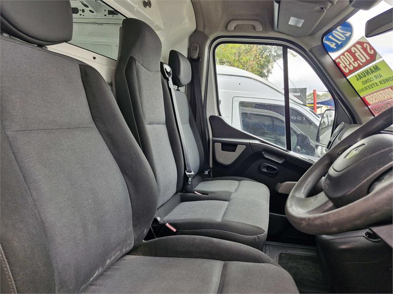 2014 RENAULT MASTER X62 SWB LOW 6 SP MANUAL VAN