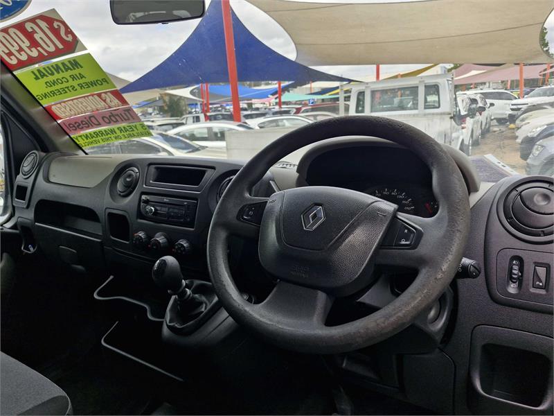 2014 RENAULT MASTER X62 SWB LOW 6 SP MANUAL VAN