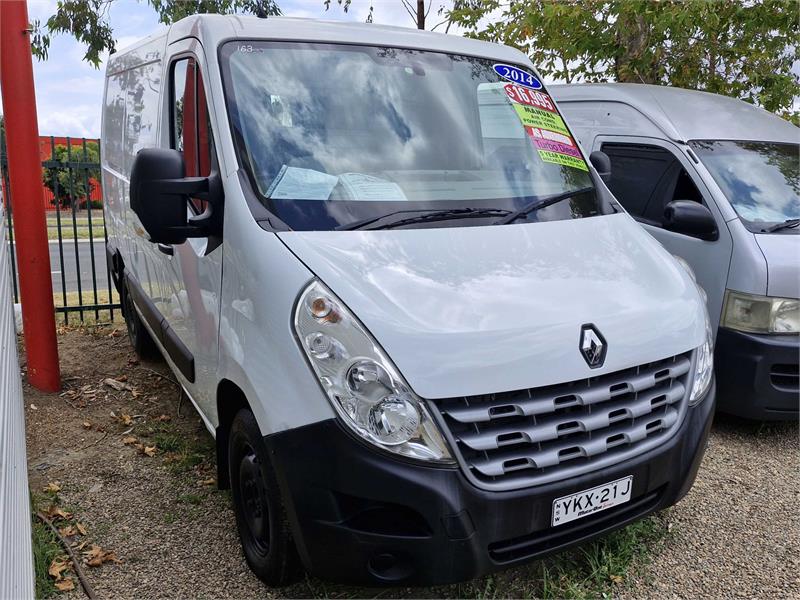 2014 RENAULT MASTER X62 SWB LOW 6 SP MANUAL VAN