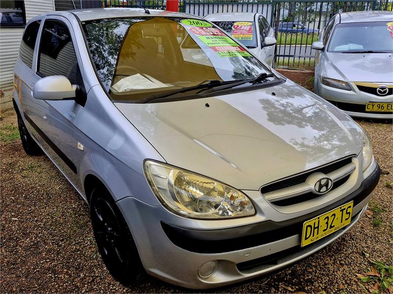 2005 HYUNDAI GETZ TB UPGRADE 1.4 5 SP MANUAL 3D HATCHBACK