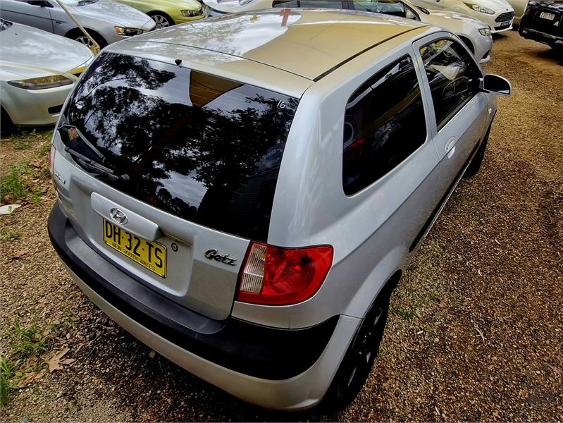 2005 HYUNDAI GETZ TB UPGRADE 1.4 5 SP MANUAL 3D HATCHBACK