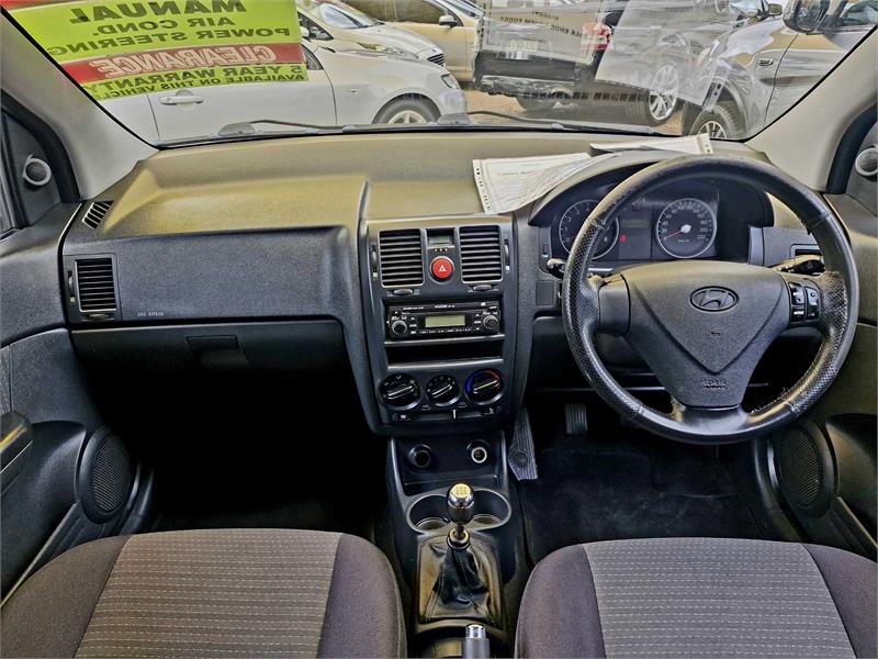 2005 HYUNDAI GETZ TB UPGRADE 1.4 5 SP MANUAL 3D HATCHBACK