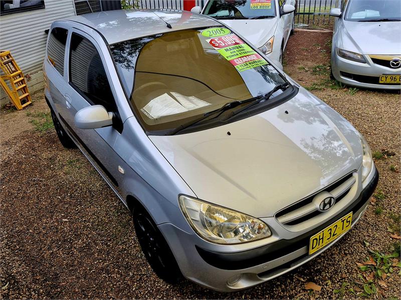 2005 HYUNDAI GETZ TB UPGRADE 1.4 5 SP MANUAL 3D HATCHBACK
