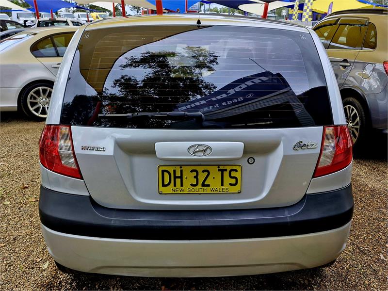 2005 HYUNDAI GETZ TB UPGRADE 1.4 5 SP MANUAL 3D HATCHBACK