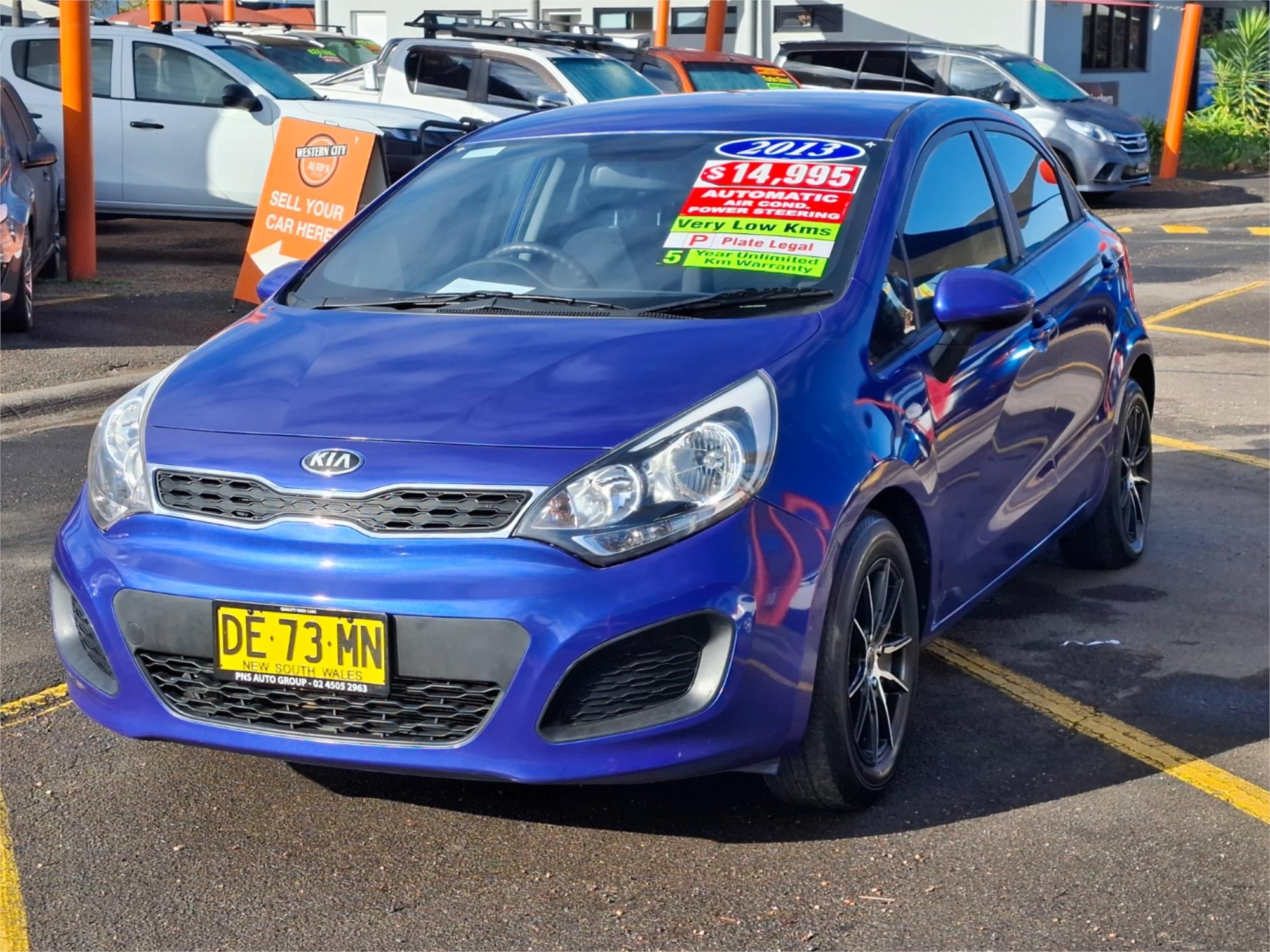 2013 KIA RIO UB MY13 SI 6 SP AUTOMATIC 5D HATCHBACK