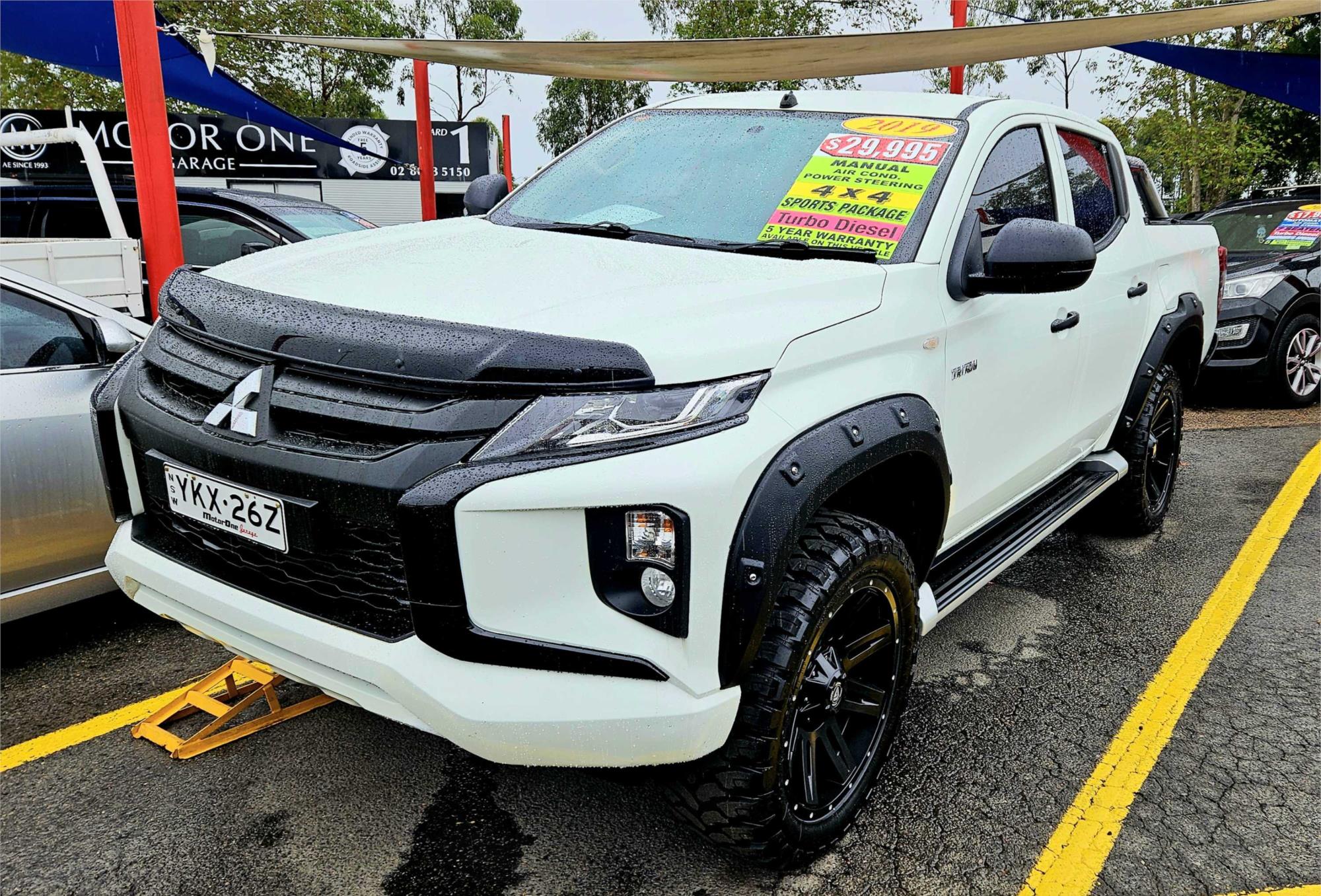 2019 MITSUBISHI TRITON MR MY19 GLX (4x4) 6 SP MANUAL C/CHAS