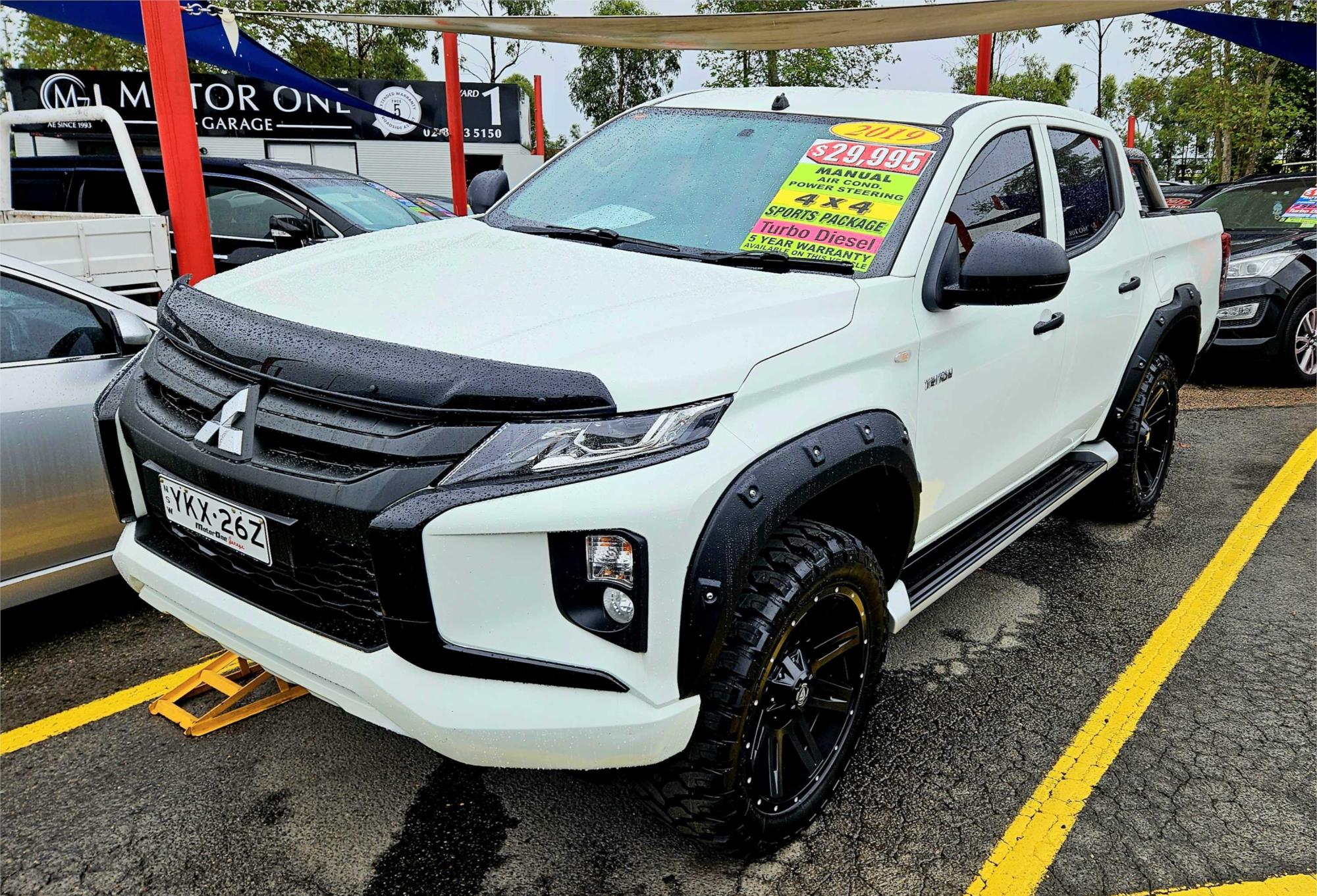 2019 MITSUBISHI TRITON MR MY19 GLX (4x4) 6 SP MANUAL C/CHAS
