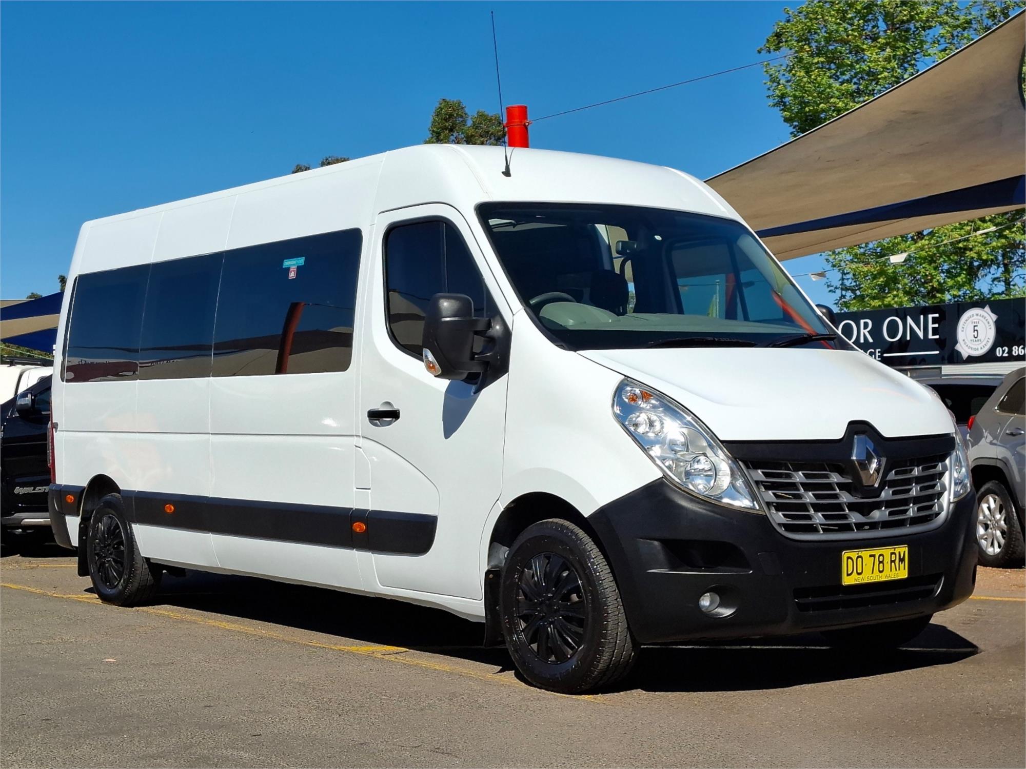 2017 RENAULT MASTER X62 MY17 LWB MID 6 SP AUTOMATED MANUAL BUS