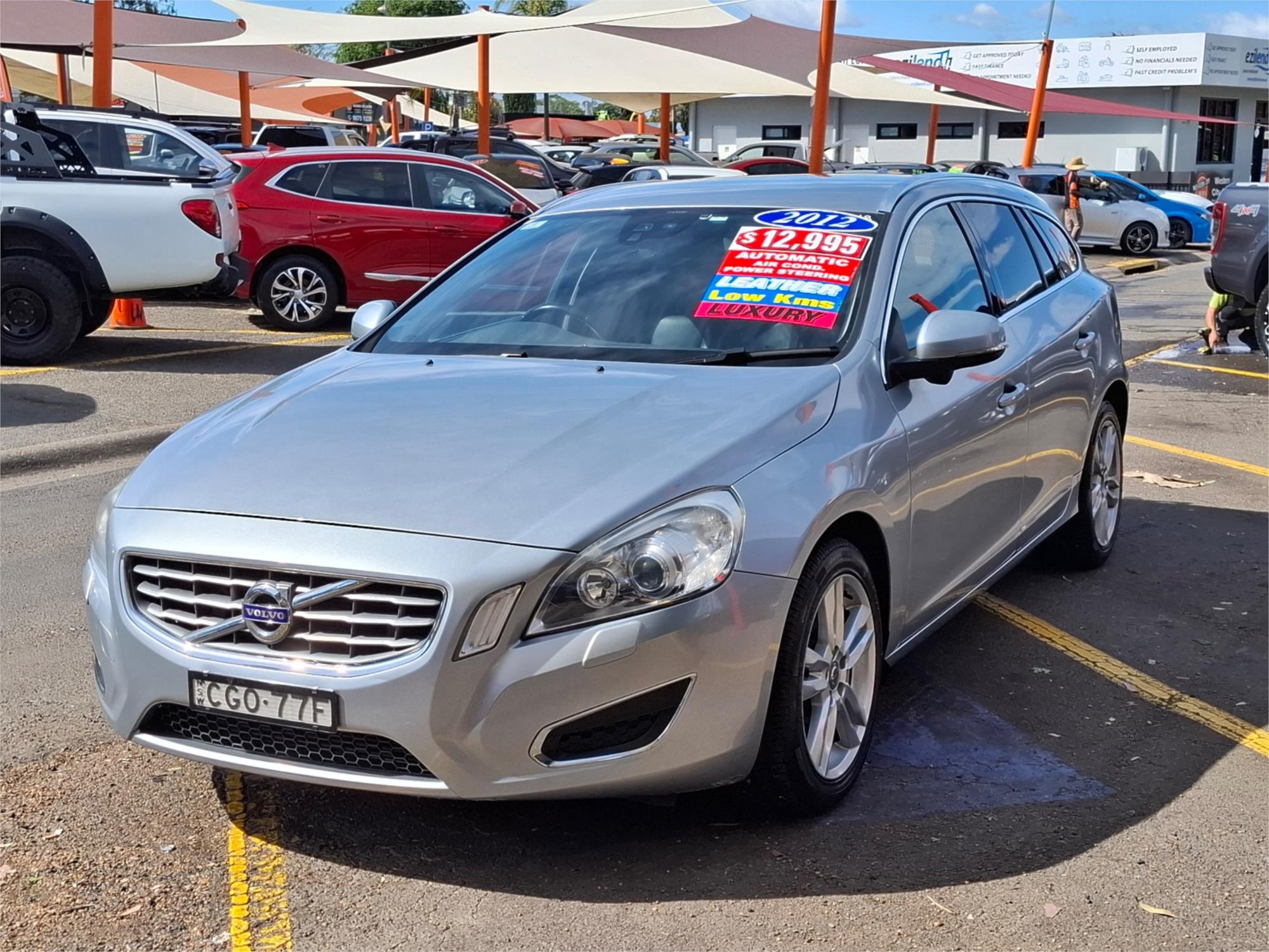 2012 VOLVO V60 F MY12 T5 6 SP AUTOMATIC 4D WAGON