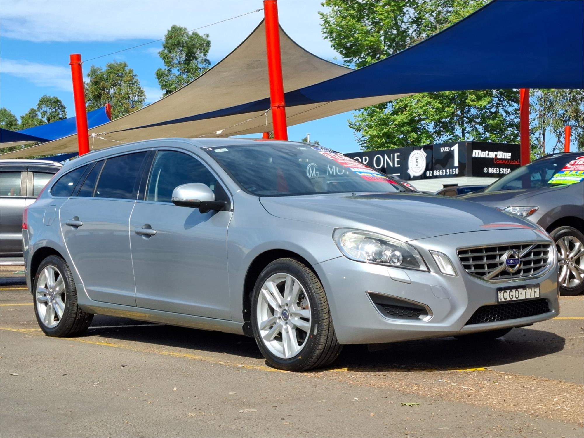 2012 VOLVO V60 F MY12 T5 6 SP AUTOMATIC 4D WAGON