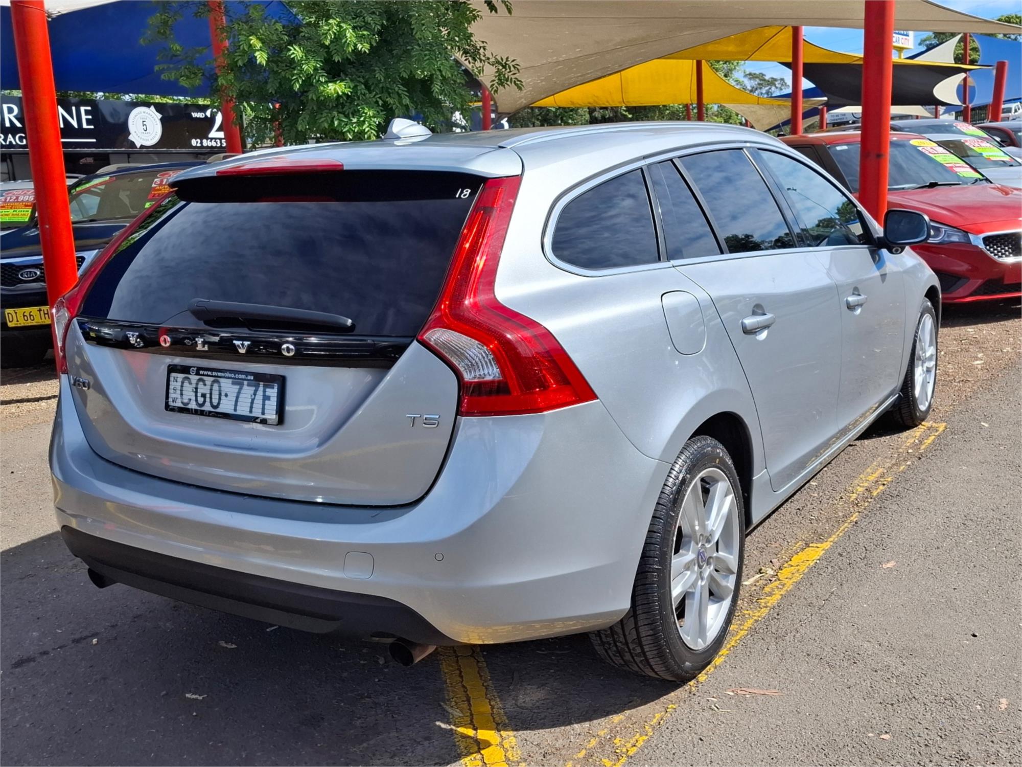 2012 VOLVO V60 F MY12 T5 6 SP AUTOMATIC 4D WAGON