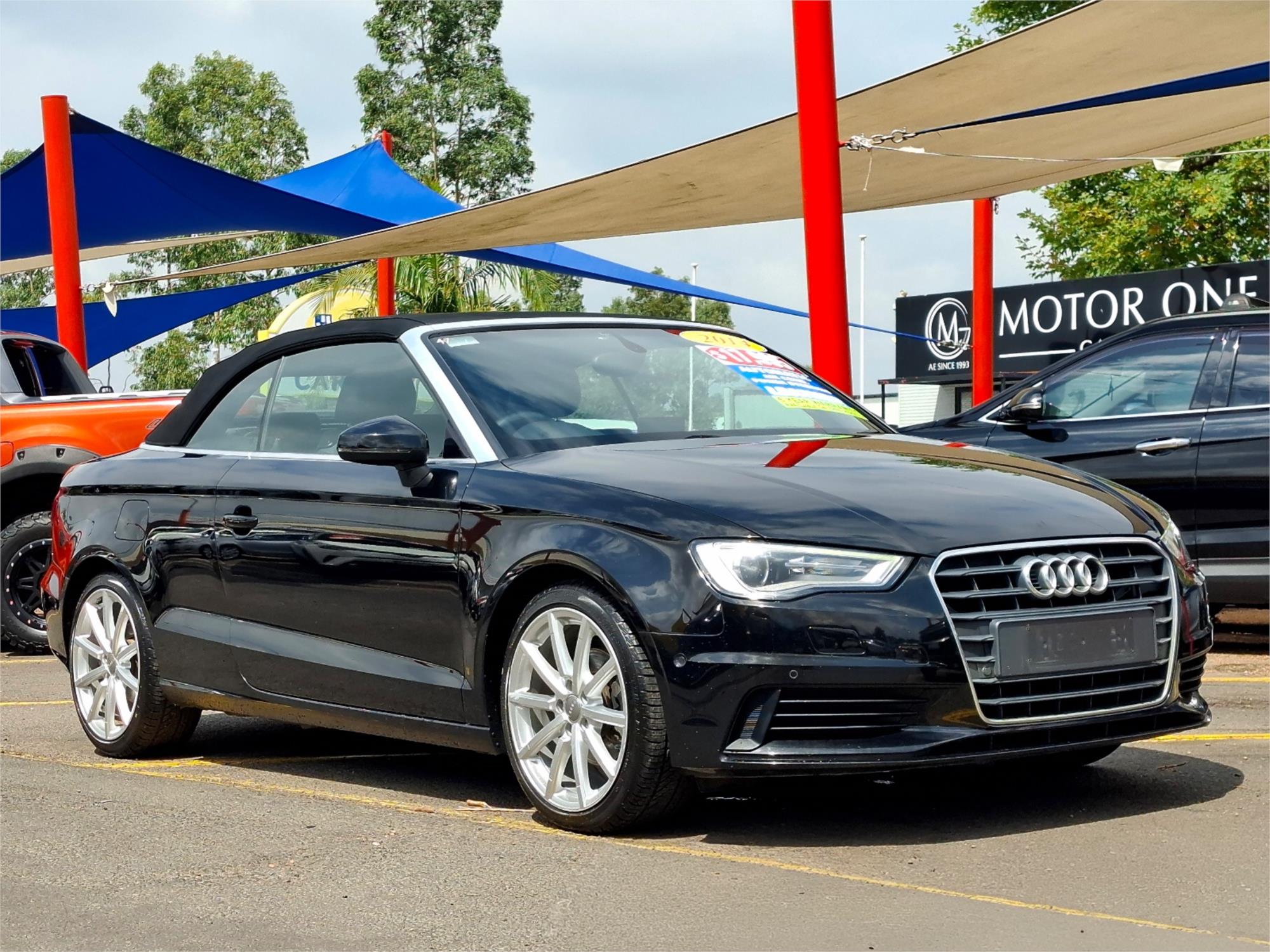 2014 AUDI A3 8V 1.4 TFSI ATTRACTION COD 7 SP AUTO DIRECT SHIFT 2D CABRIOLET