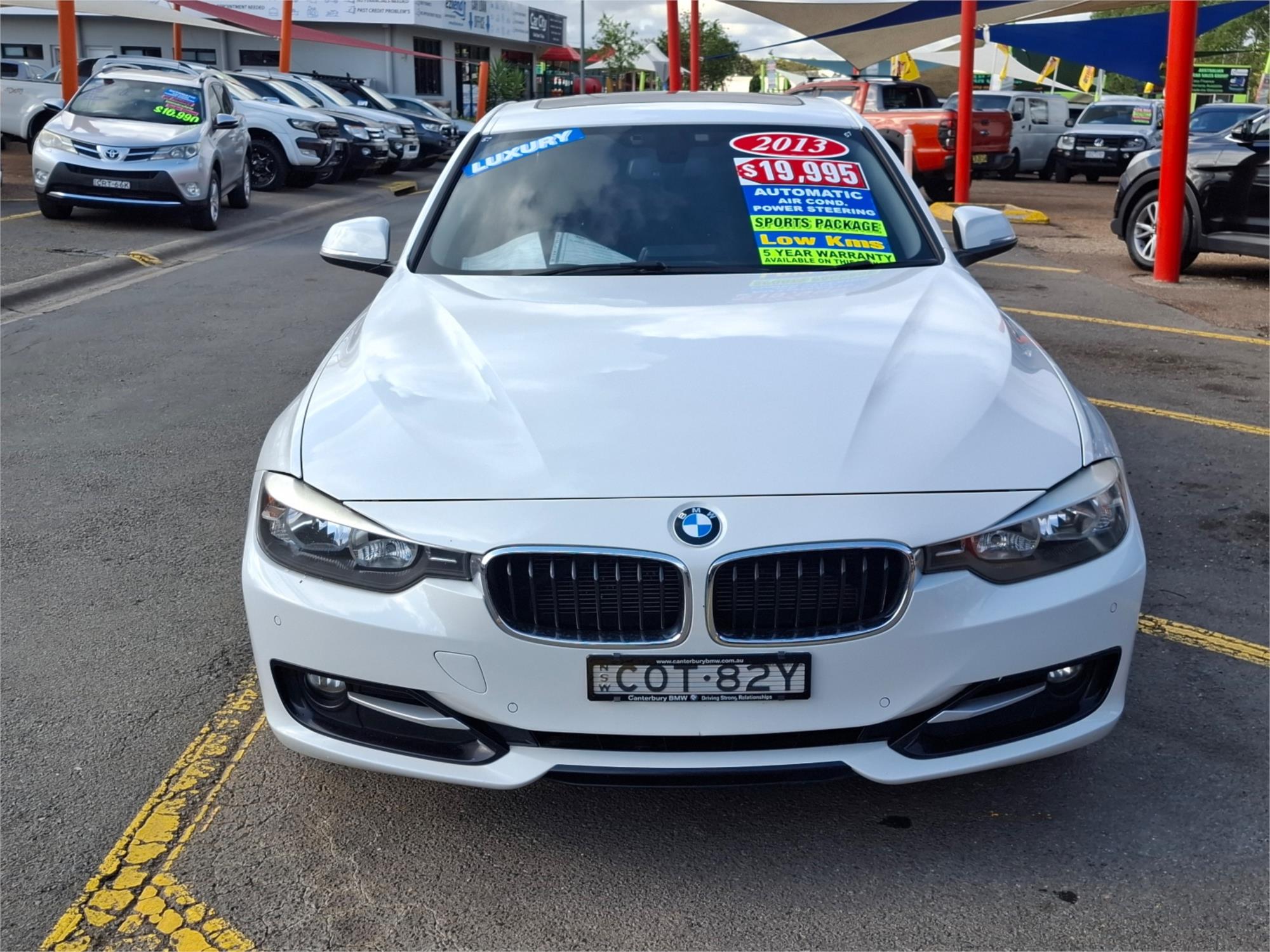 2013 BMW 3 F30 MY14 16i 8 SP AUTOMATIC 4D SEDAN