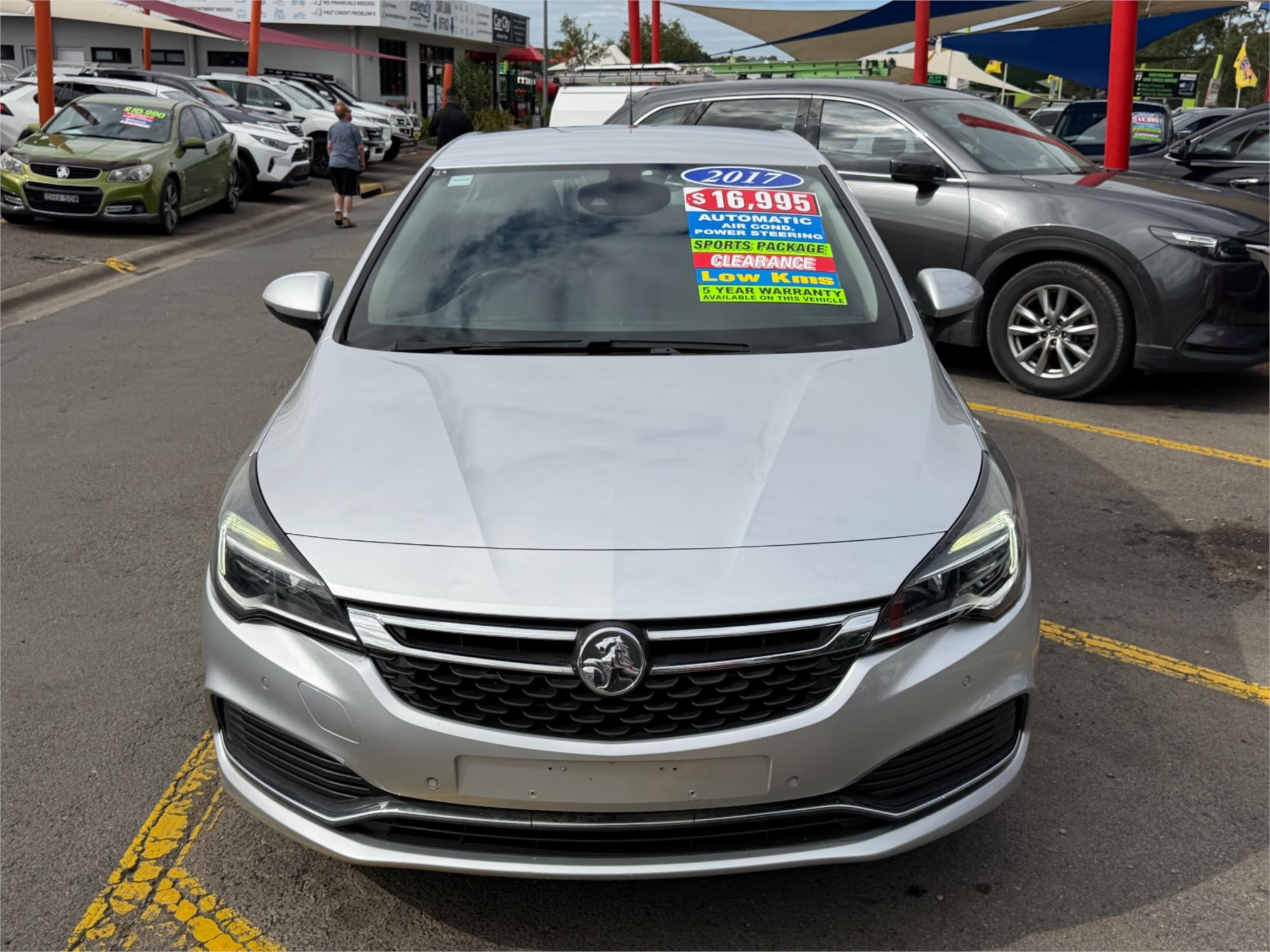 2016 HOLDEN ASTRA BK MY17 RS 6 SP AUTOMATIC 5D HATCHBACK