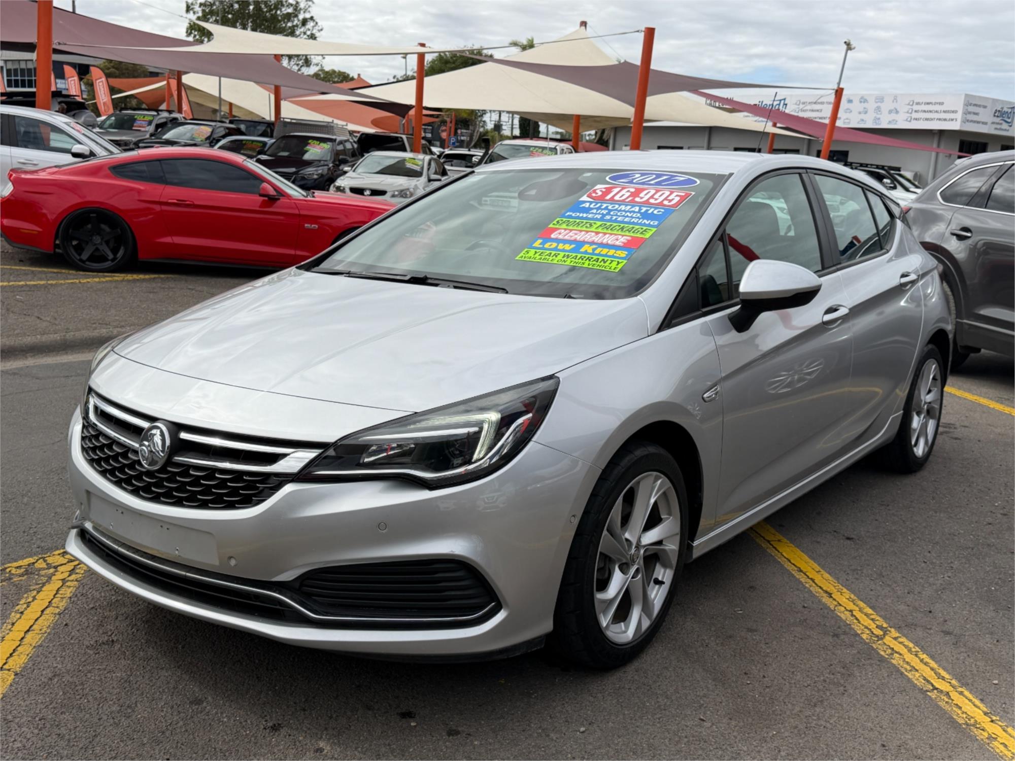 2016 HOLDEN ASTRA BK MY17 RS 6 SP AUTOMATIC 5D HATCHBACK