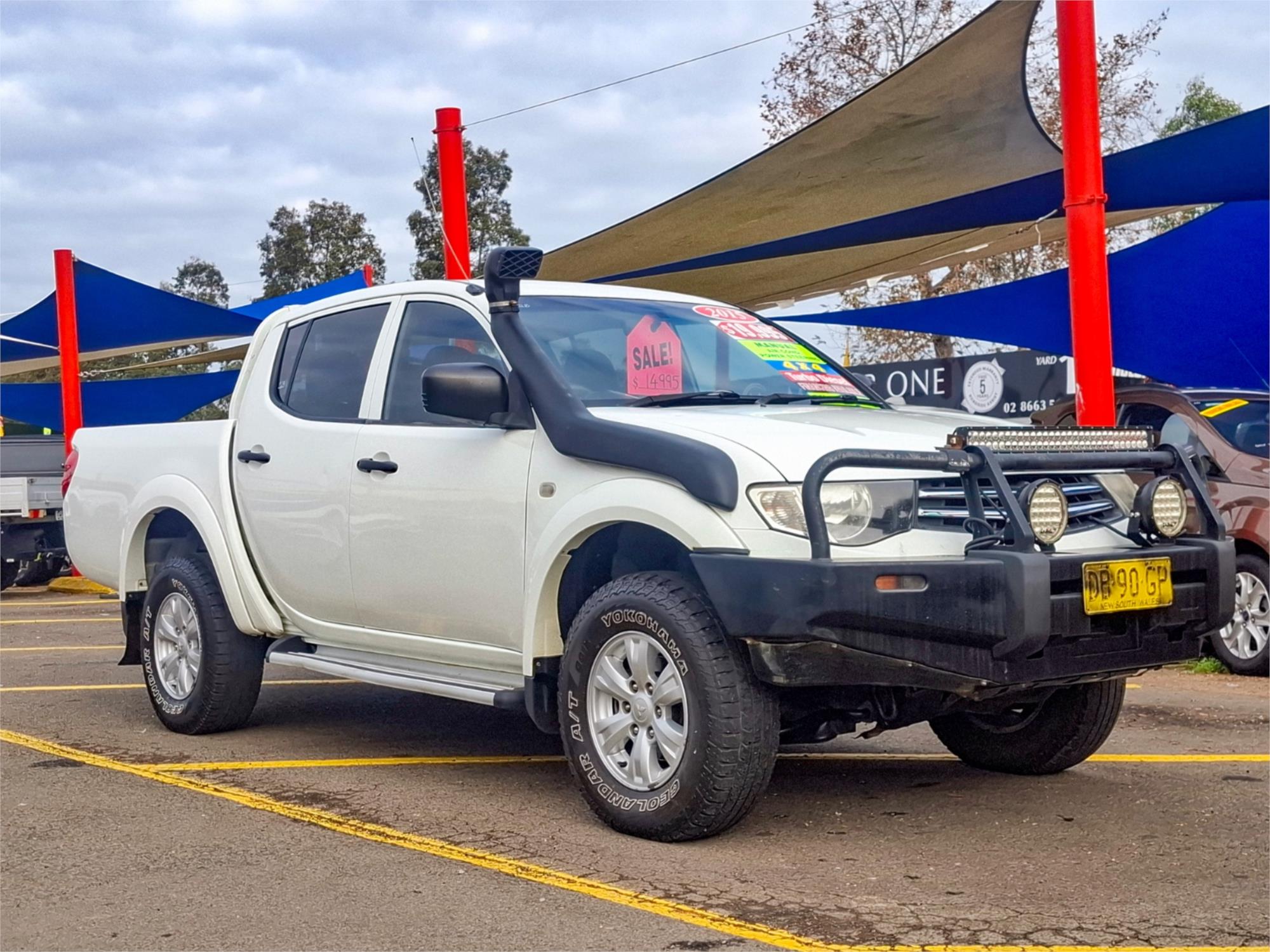 2015 MITSUBISHI TRITON MN MY15 GLX 5 SP MANUAL DOUBLE CAB UTILITY