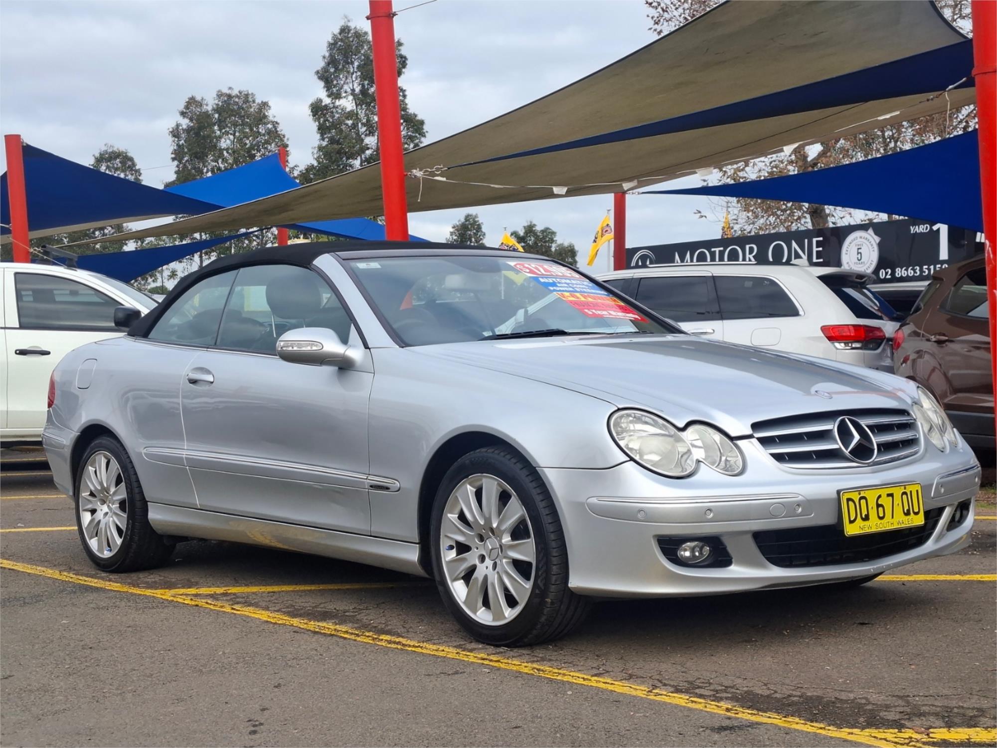 2006 MERCEDES-BENZ CLK350 209 MY06 AVANTGARDE 7 SP AUTOMATIC G-TRONIC 2D CABRIOLET