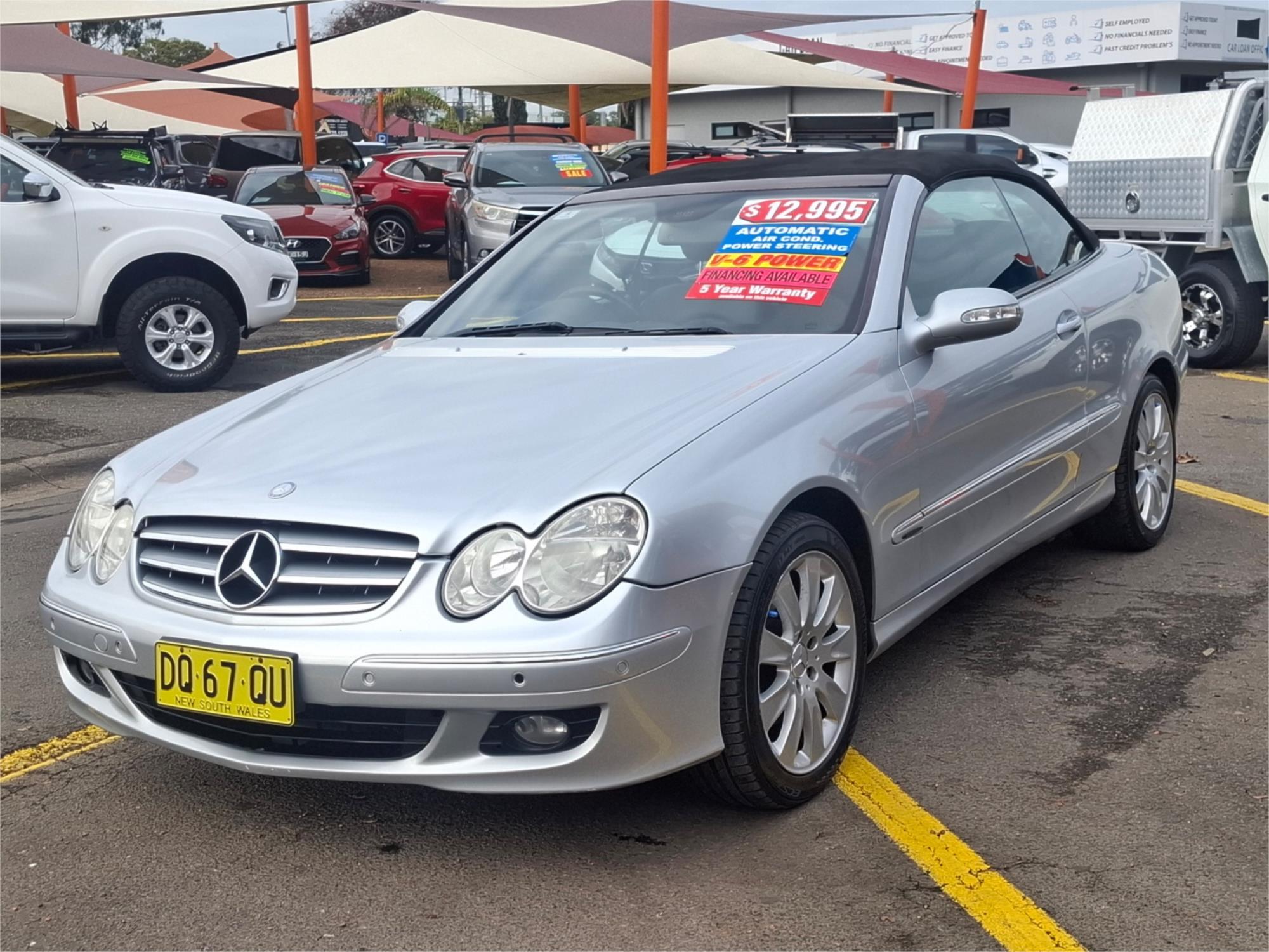 2006 MERCEDES-BENZ CLK350 209 MY06 AVANTGARDE 7 SP AUTOMATIC G-TRONIC 2D CABRIOLET
