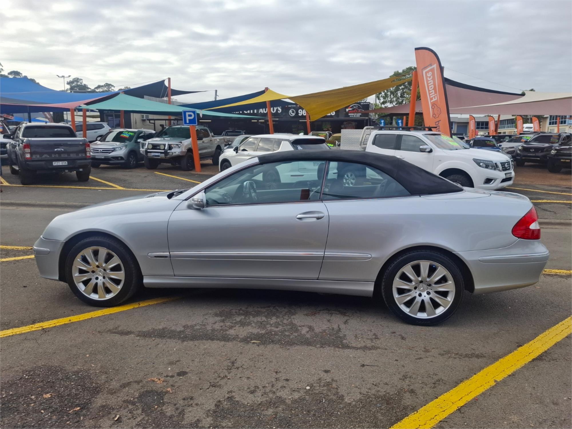 2006 MERCEDES-BENZ CLK350 209 MY06 AVANTGARDE 7 SP AUTOMATIC G-TRONIC 2D CABRIOLET