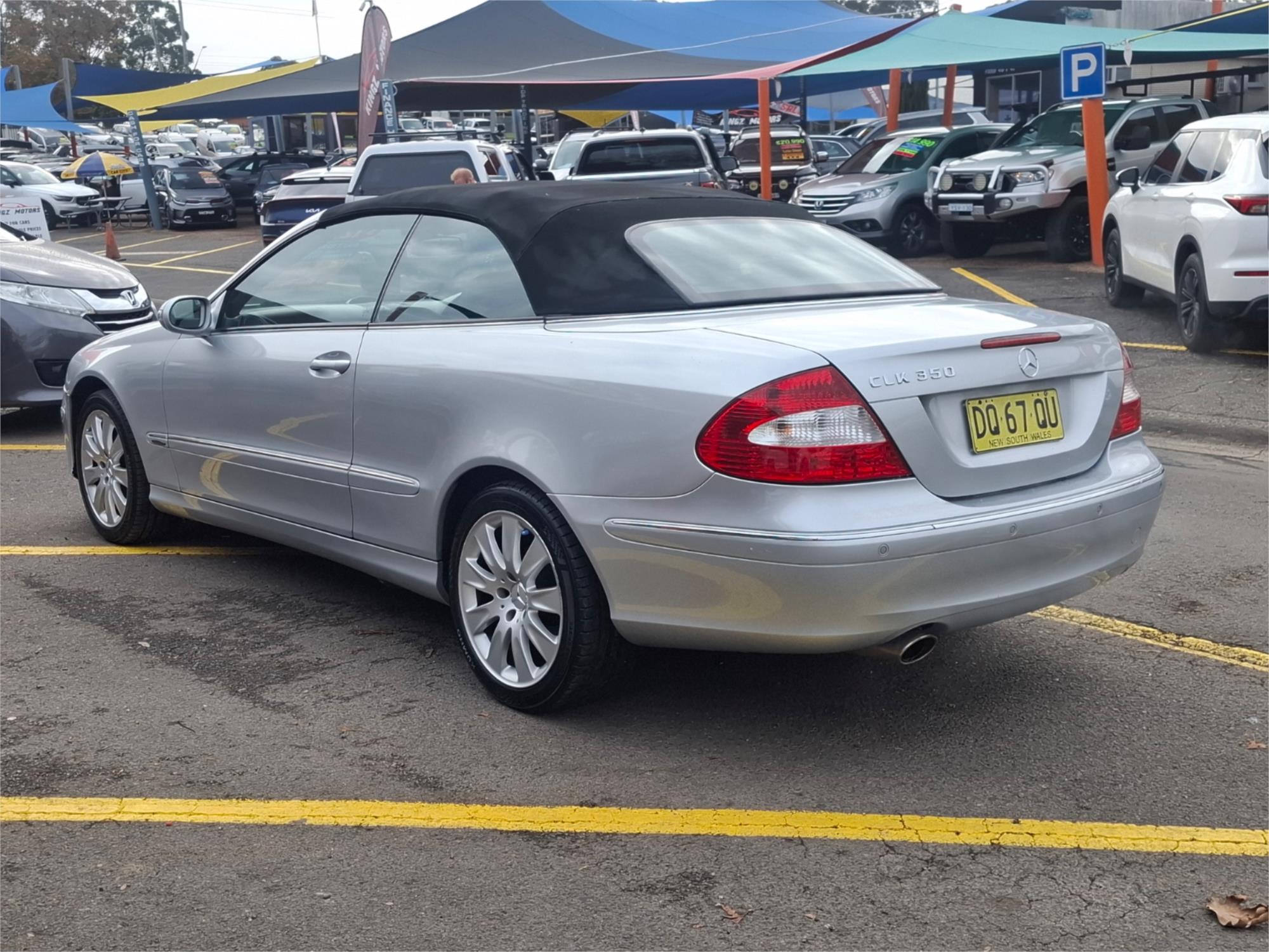 2006 MERCEDES-BENZ CLK350 209 MY06 AVANTGARDE 7 SP AUTOMATIC G-TRONIC 2D CABRIOLET