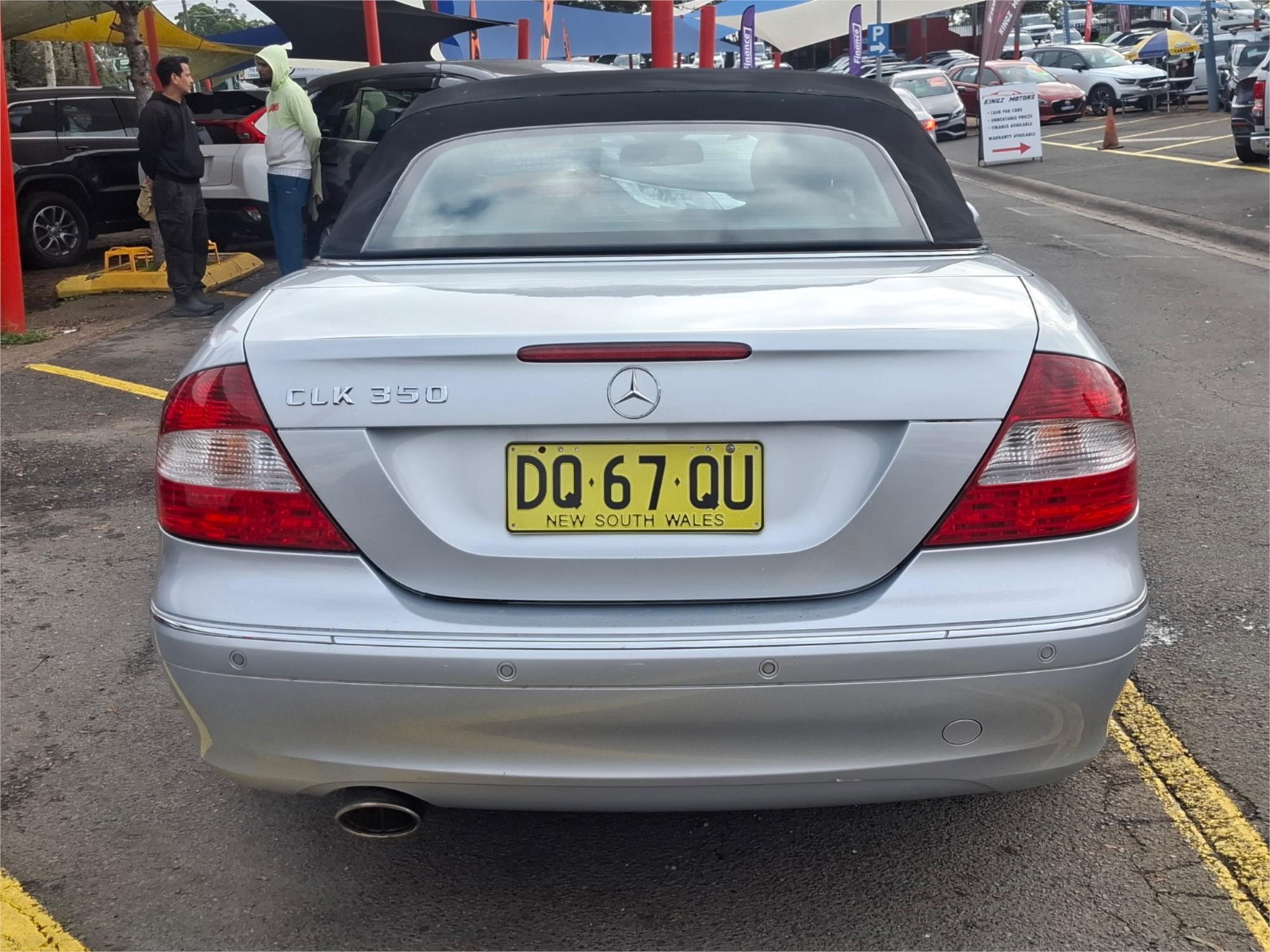 2006 MERCEDES-BENZ CLK350 209 MY06 AVANTGARDE 7 SP AUTOMATIC G-TRONIC 2D CABRIOLET