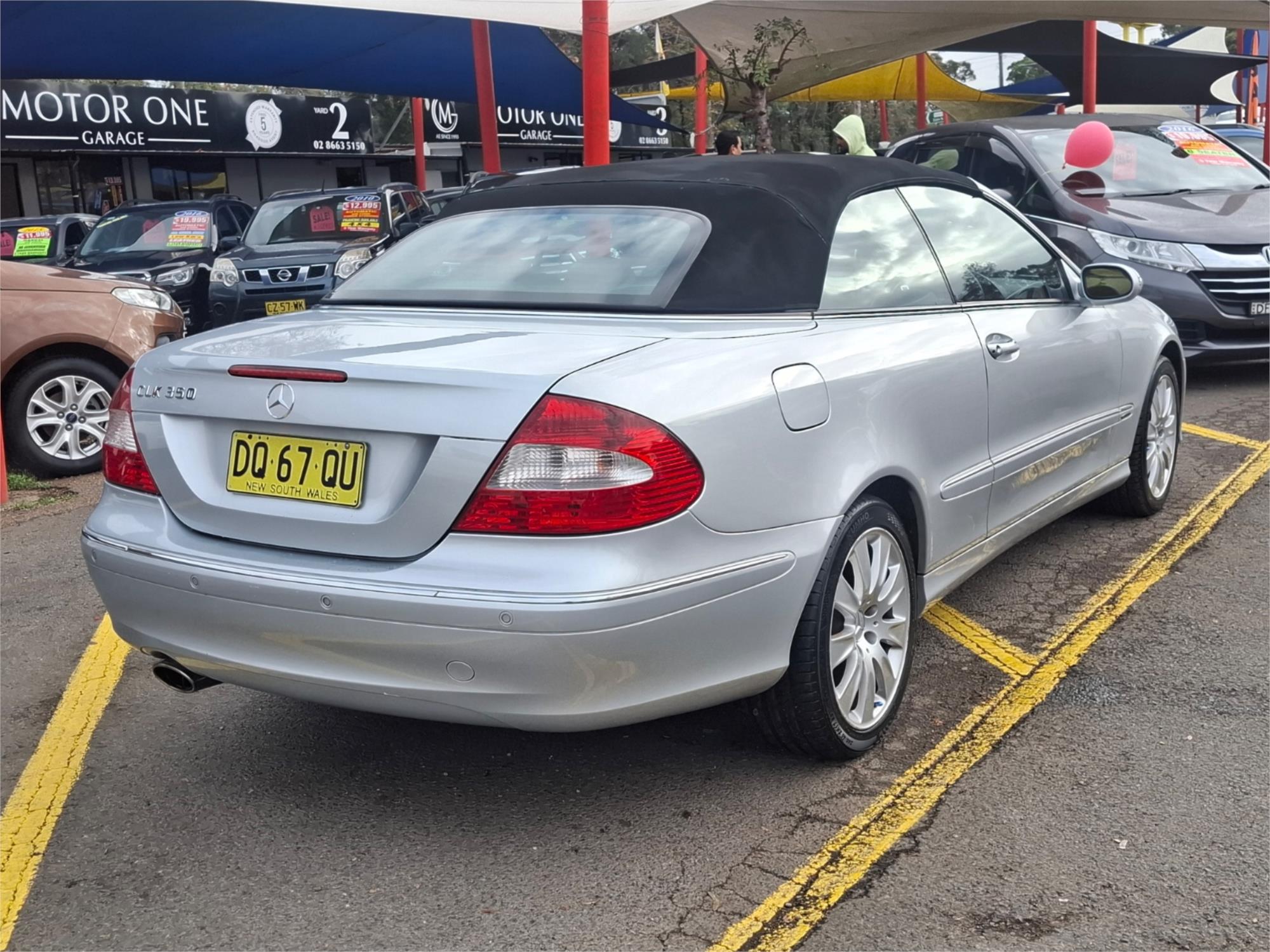 2006 MERCEDES-BENZ CLK350 209 MY06 AVANTGARDE 7 SP AUTOMATIC G-TRONIC 2D CABRIOLET