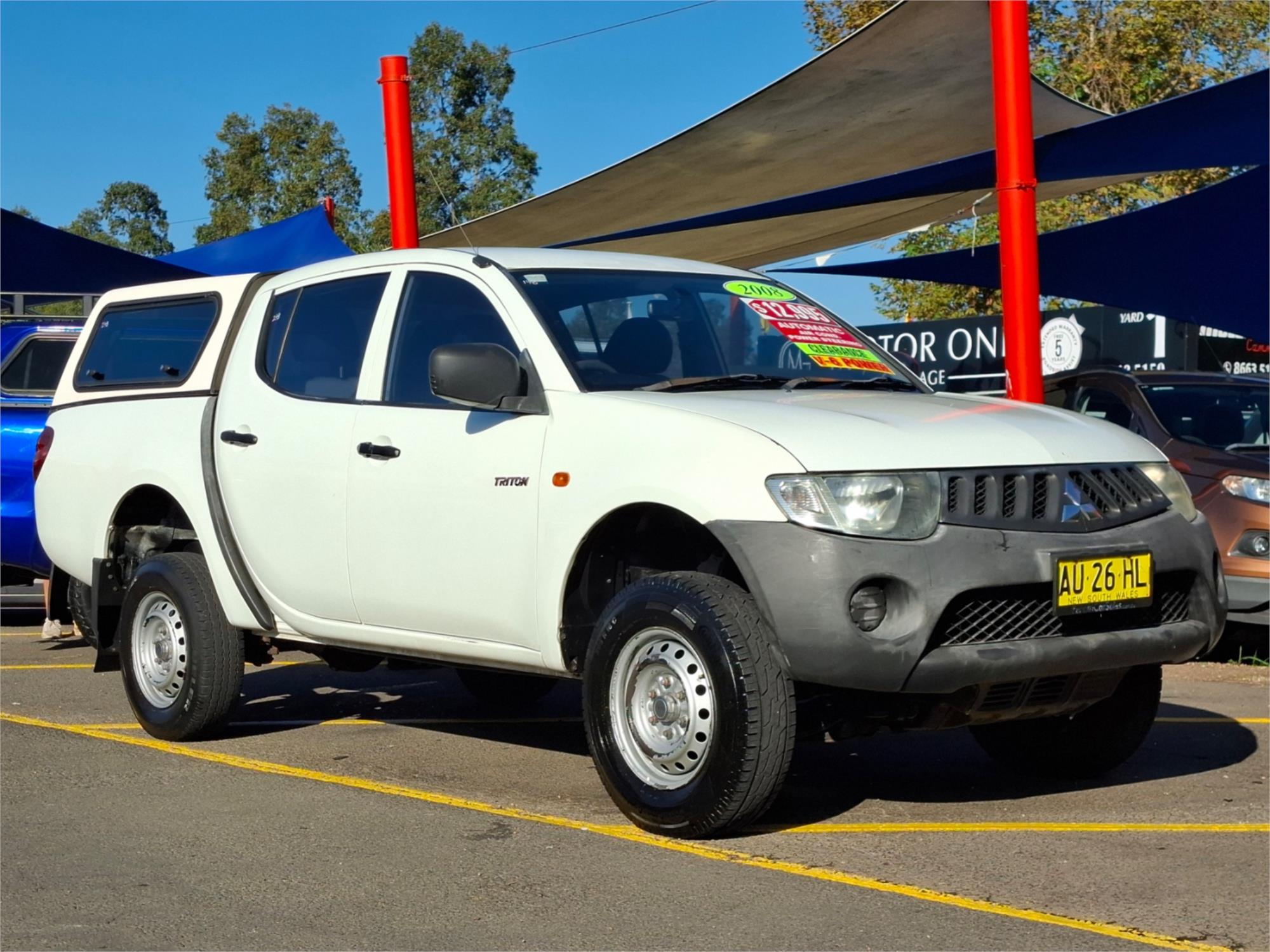 2008 MITSUBISHI TRITON ML MY08 GLX 4 SP AUTOMATIC C/CHAS